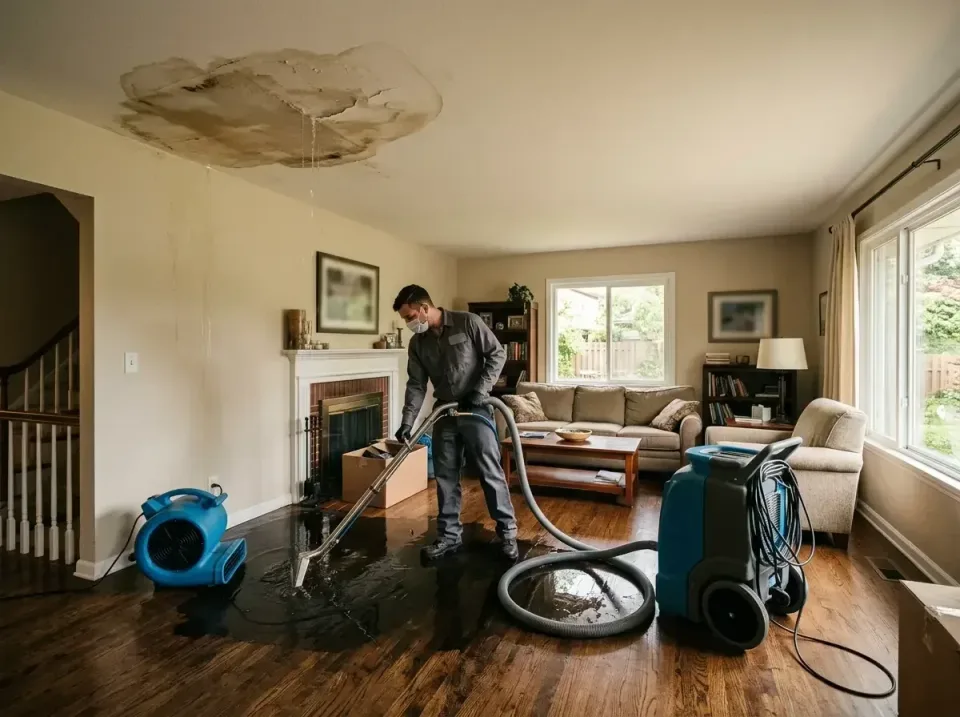 attic-pipe-burst-ceiling-drip-008 — frequently asked questions, Water Damage Restoration & Carpet Care in Holdenville, OK